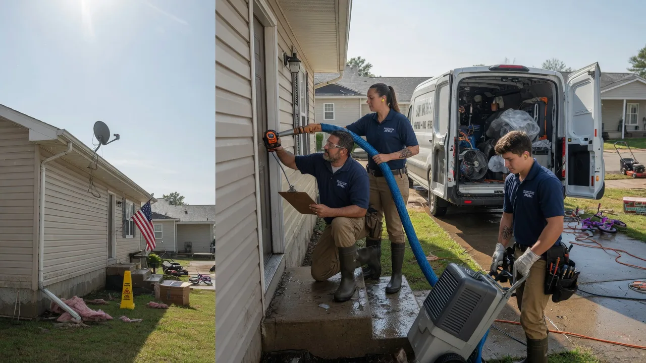 Ceiling Water Damage Restoration in Blue Mountain, AR near me